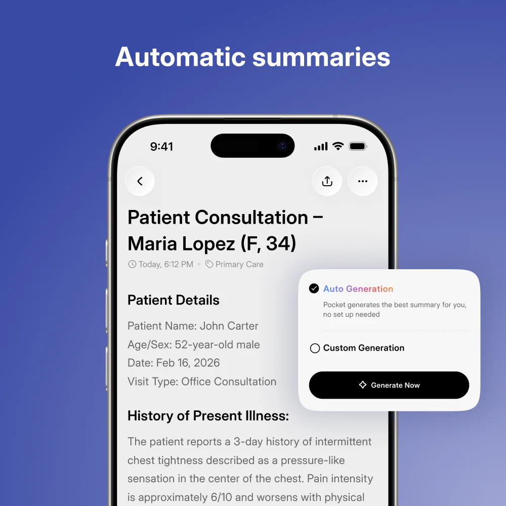 Pocket - Personal AI Assistant for Medical Professionals - Image 6
